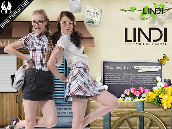 LINDI 零典女裝品牌形象展示