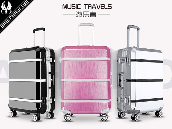 MUSIC TRAVELS 游樂者拉桿箱品牌形象展示