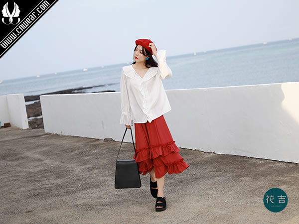 花吉女裝品牌形象展示